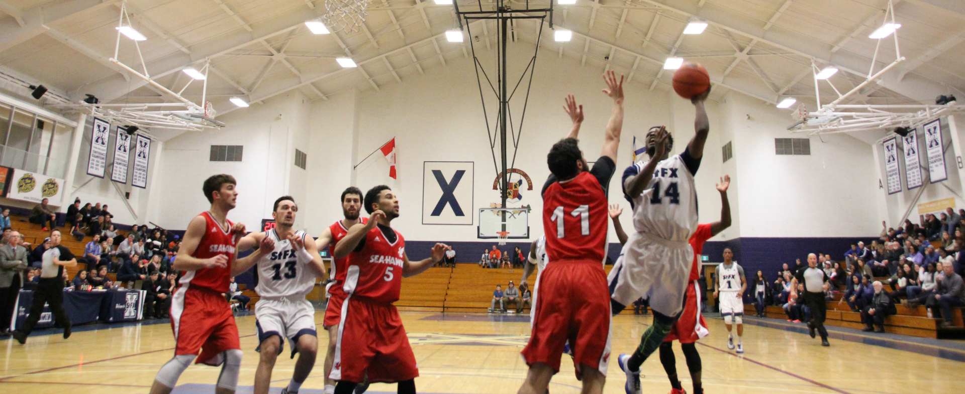 Sea-Hawks down X-Men to earn split