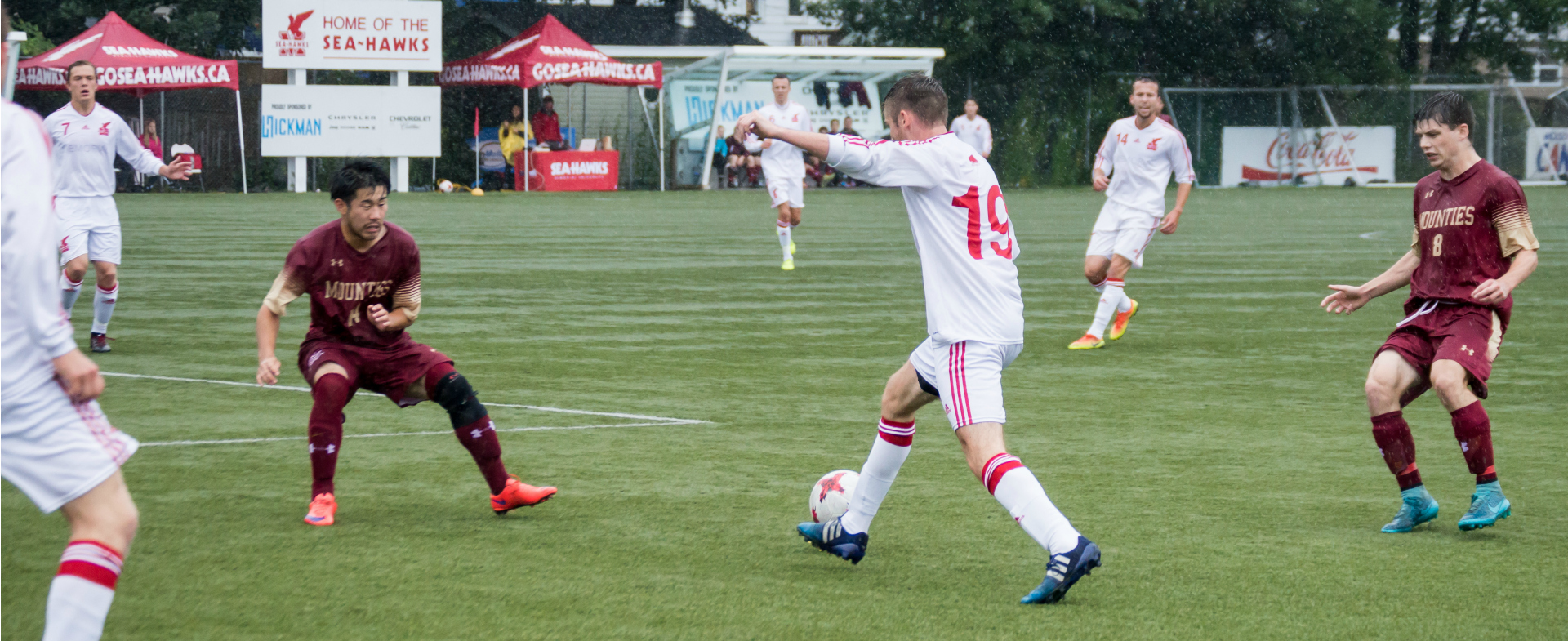 Sea-Hawks Host Varsity Reds in Crucial Series